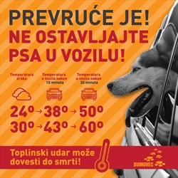 ZAŠTITITE PSE OD TOPLINSKOG UDARA ! 