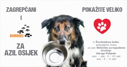 PRIKUPLJANJE HRANE ZA PSE AZILA OSIJEK